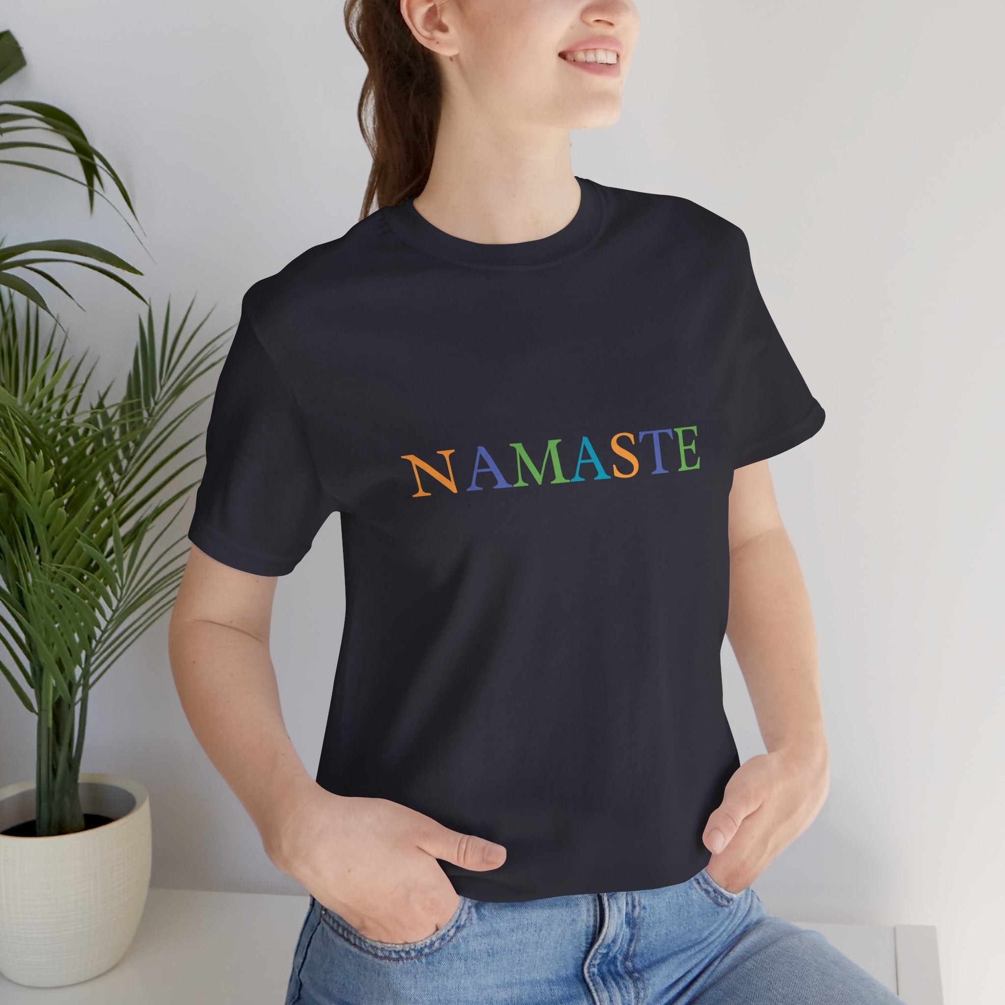Tramunquiero NAMASTE T-shirt unisexe avec col rond